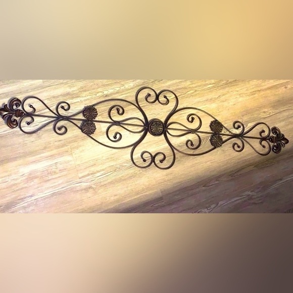 Other - Like New! Wrought Iron Wall Decor
